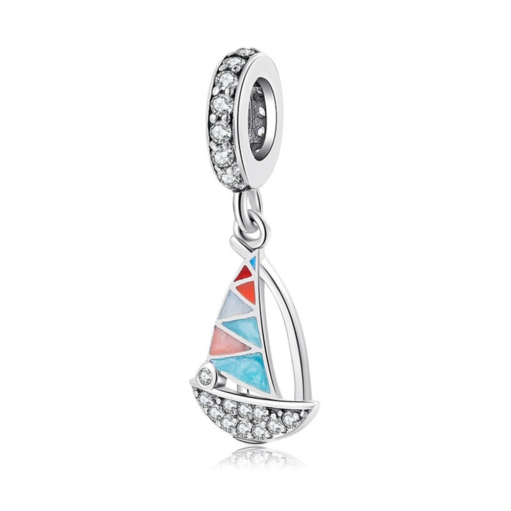 S925Ocean Series Sailboat Cruise Ship Anchor Bracelet